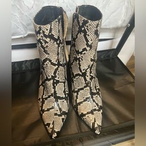 Jeffrey Campbell Snakeskin Booties